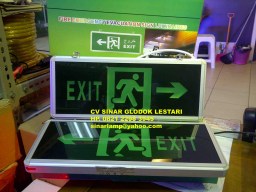 Lampu Fire Emergency Evacuation Sign Luminaires 102